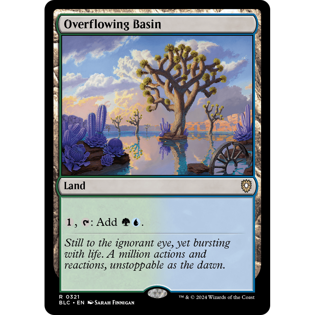 Overflowing Basin (BLC-321) - Bloomburrow Commander