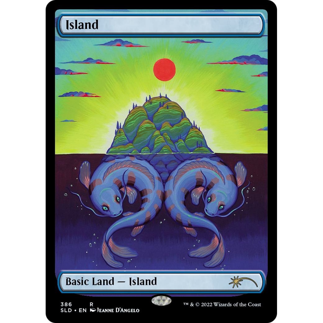 Island (386) (SLD-386) - Secret Lair Drop Foil