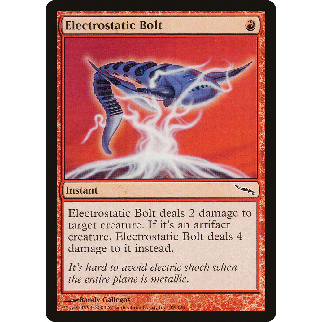 Electrostatic Bolt (MRD-089) - Mirrodin