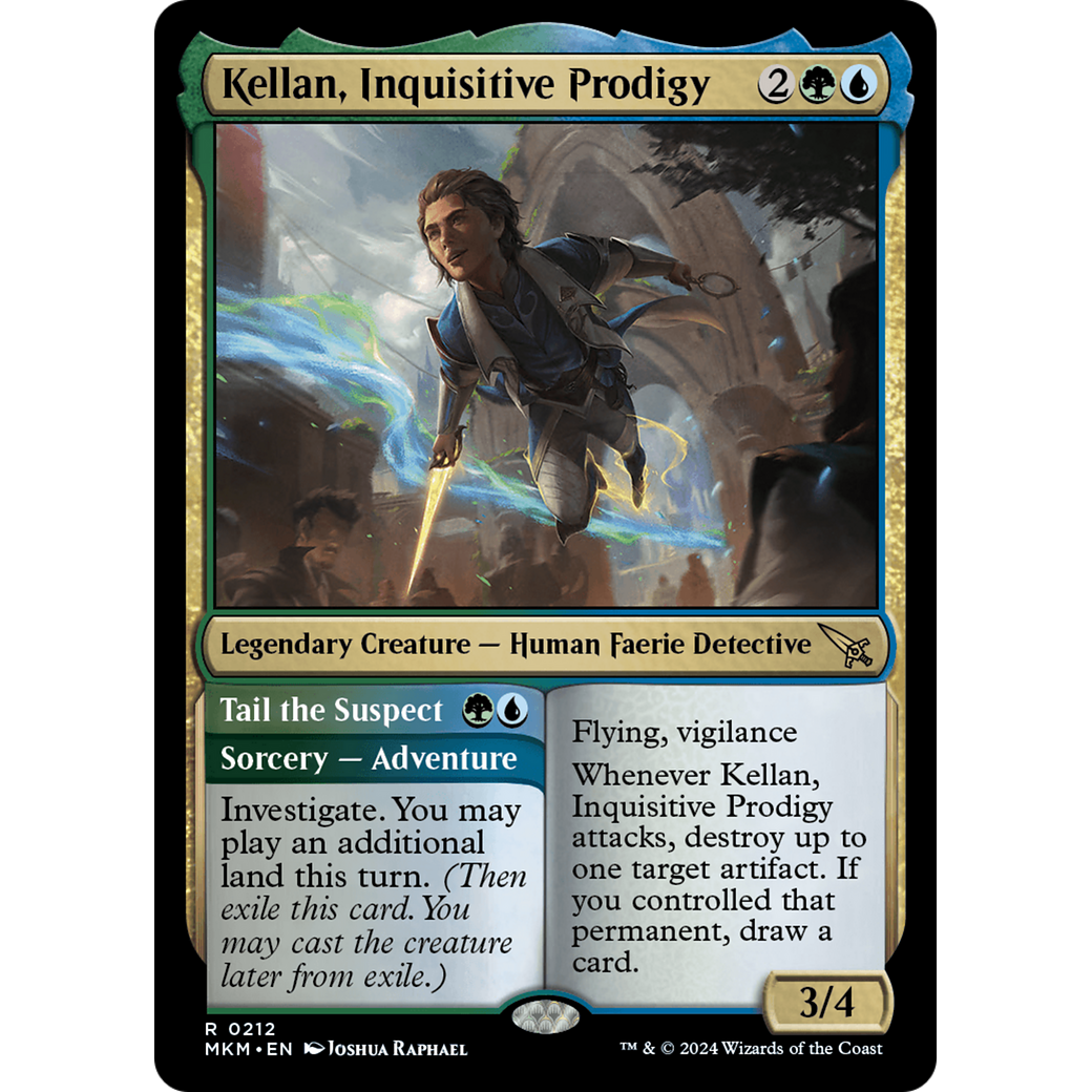 Kellan, Inquisitive Prodigy // Tail the Suspect (MKM-212) - Murders at Karlov Manor