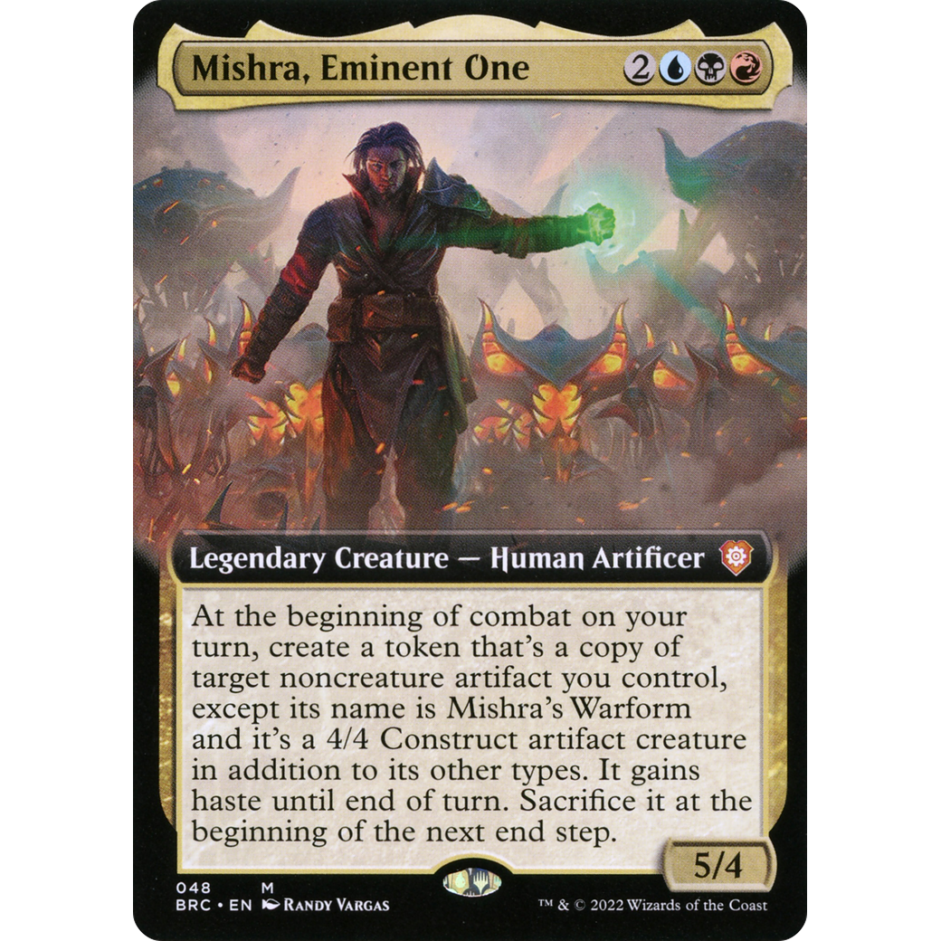 Mishra, Eminent One (Extended Art) (BRC-048) - The Brothers' War Commander: (Extended Art)