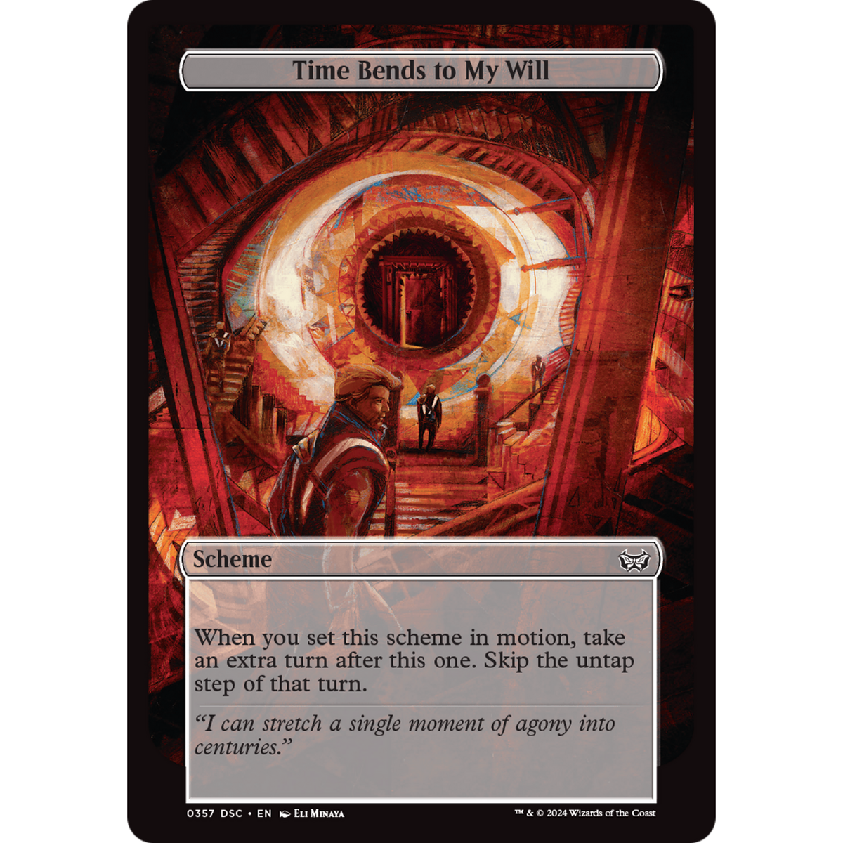 Time Bends to My Will (A:DSC-357) - Duskmourn: House of Horror Commander