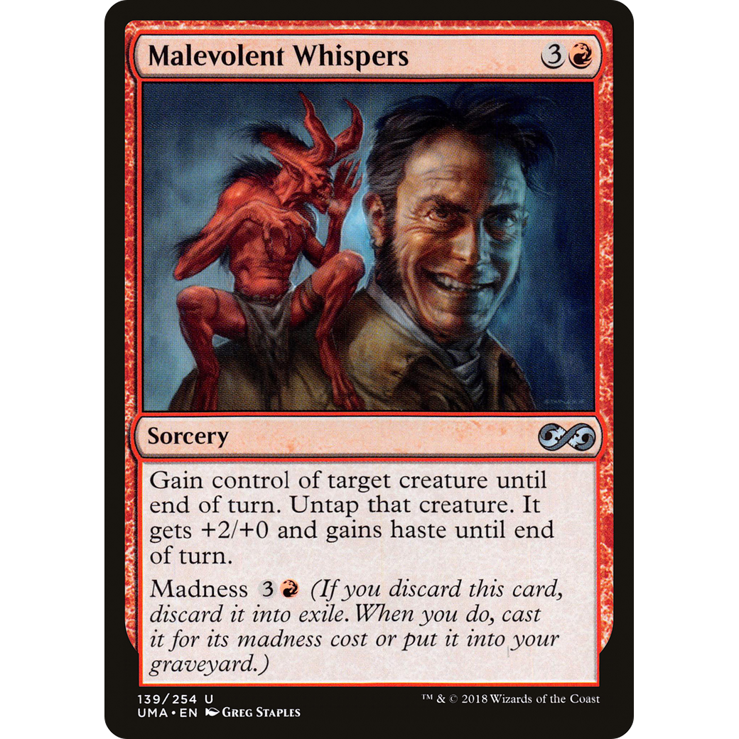 Malevolent Whispers (UMA-139) - Ultimate Masters Foil