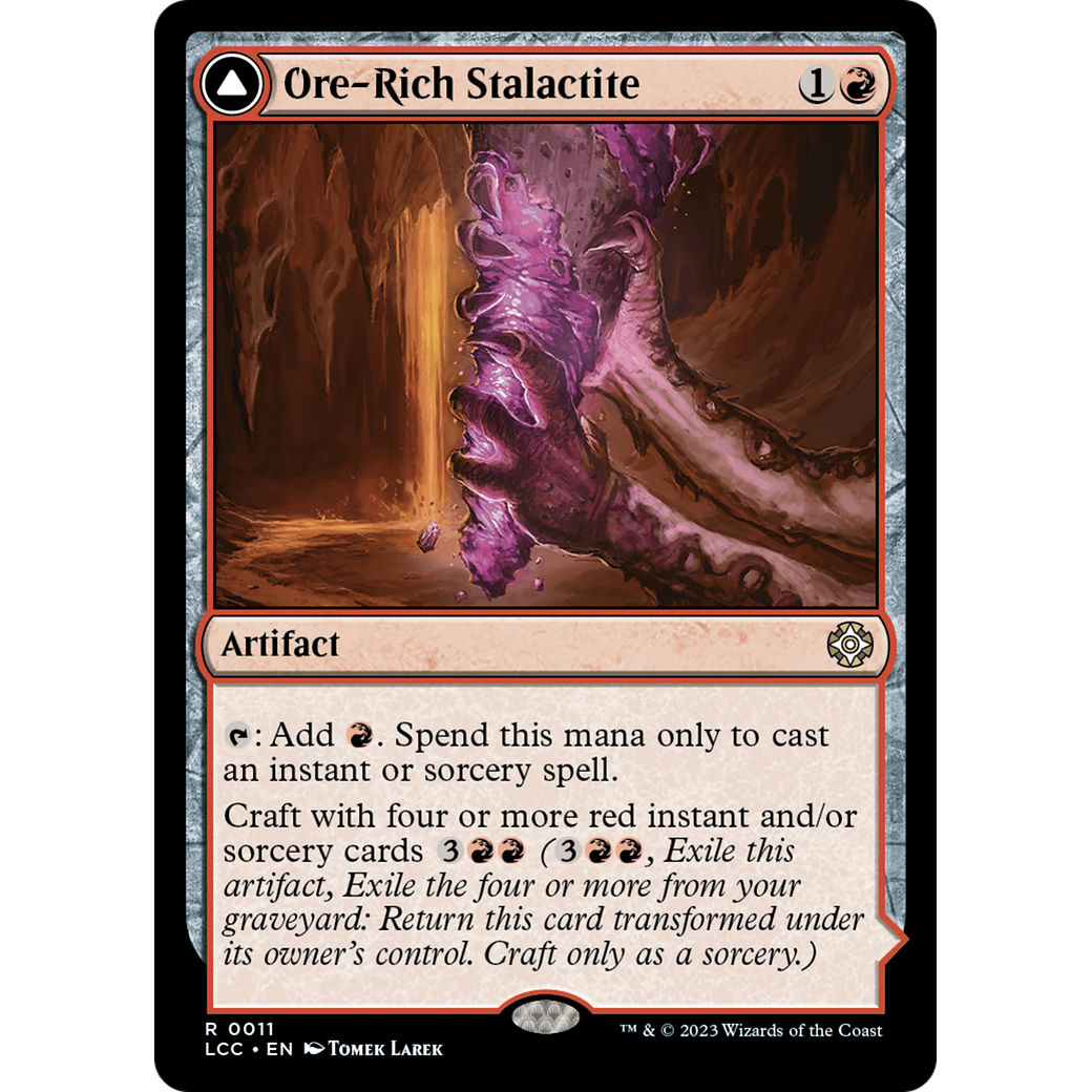 Ore-Rich Stalactite // Cosmium Catalyst (LCC-011) - The Lost Caverns of Ixalan Commander Foil