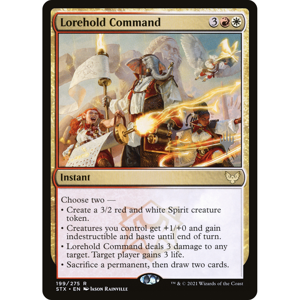 Lorehold Command (PPSTX-199) - Strixhaven: School of Mages Promos Foil