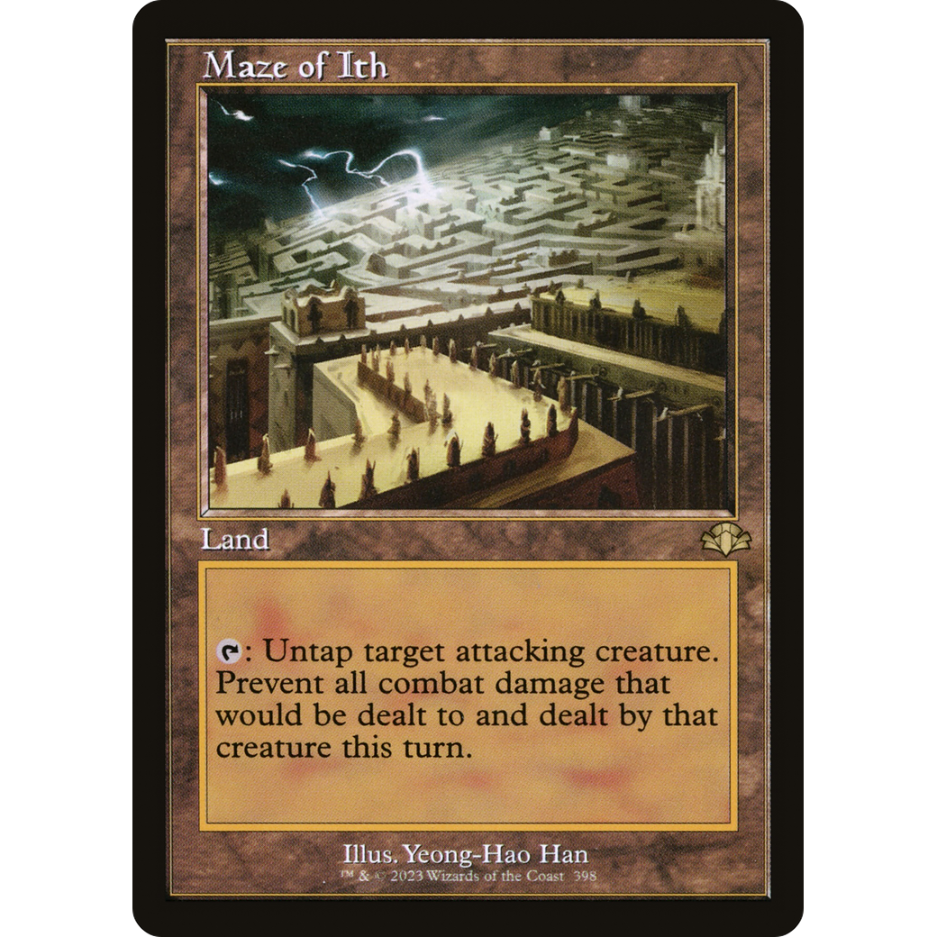 Maze of Ith (Retro Frame) (DMR-398) - Dominaria Remastered Foil