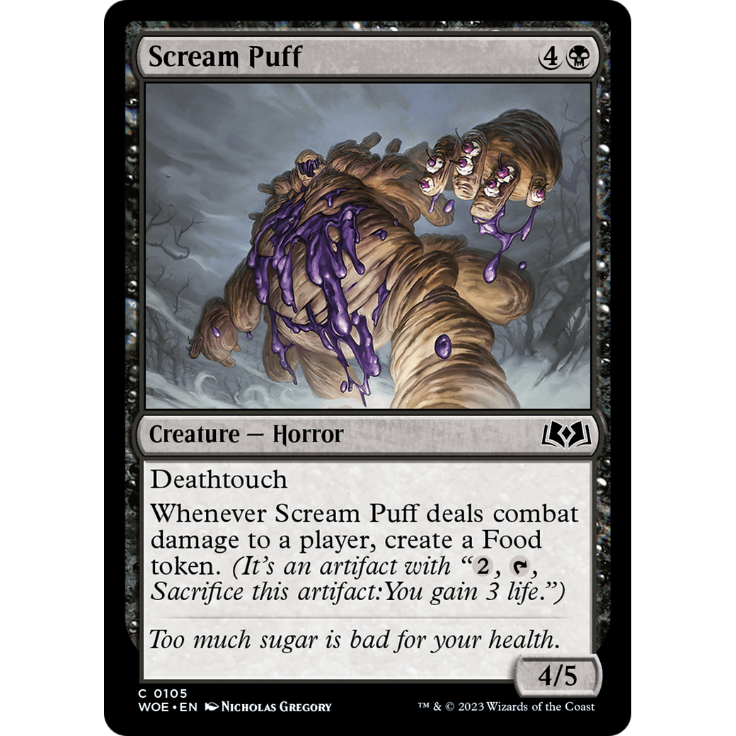 Scream Puff (WOE-105) - Wilds of Eldraine Foil
