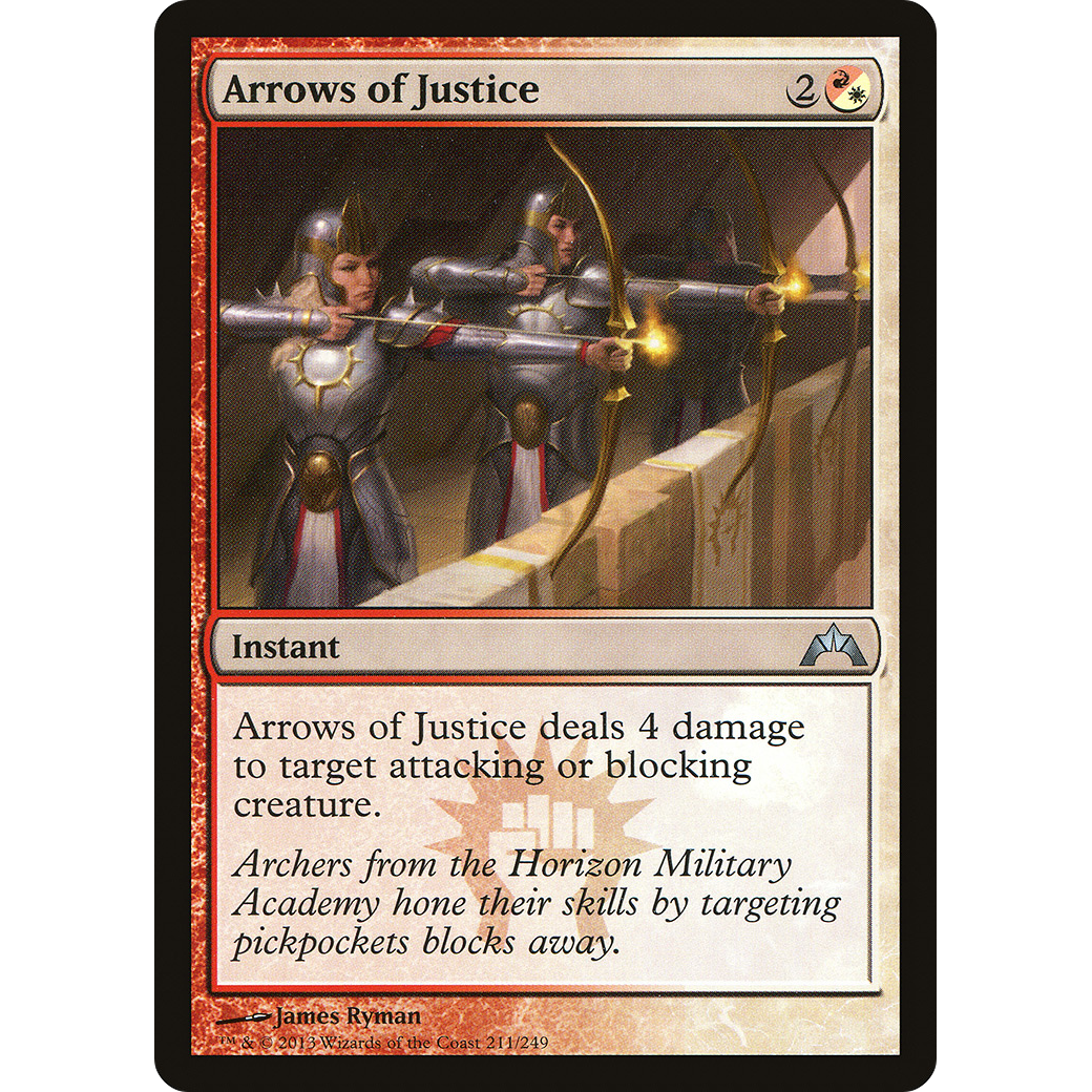 Arrows of Justice (GTC-211) - Gatecrash Foil