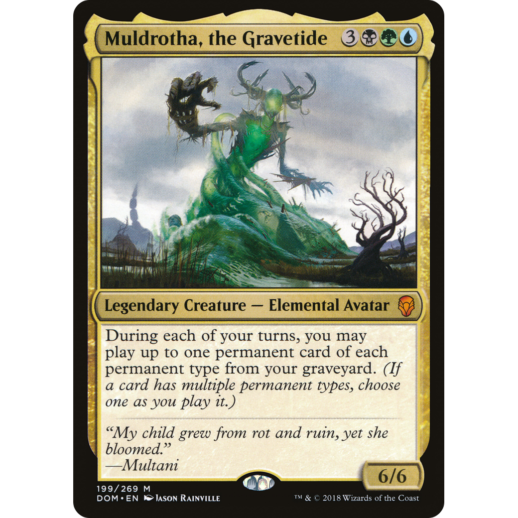 Muldrotha, the Gravetide (DOM-199) - Dominaria Foil