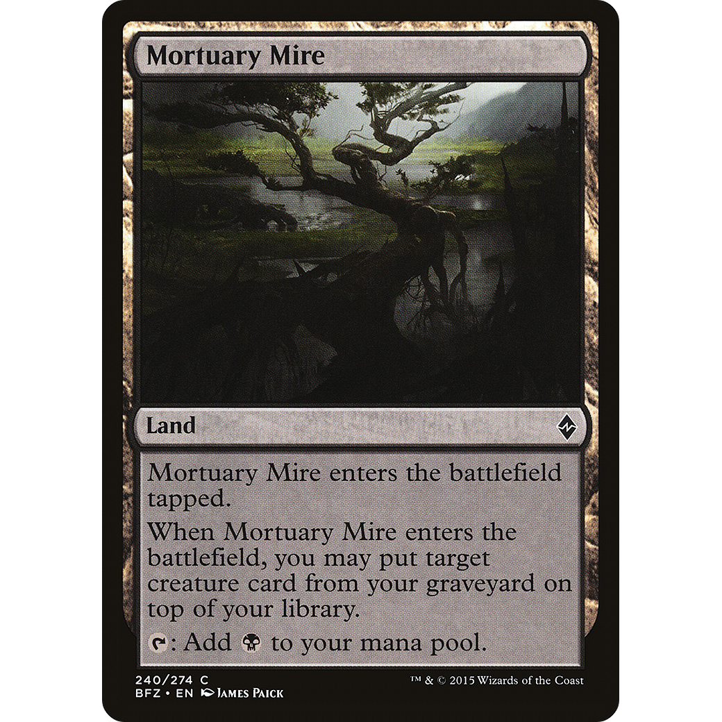Mortuary Mire (BFZ-240) - Battle for Zendikar