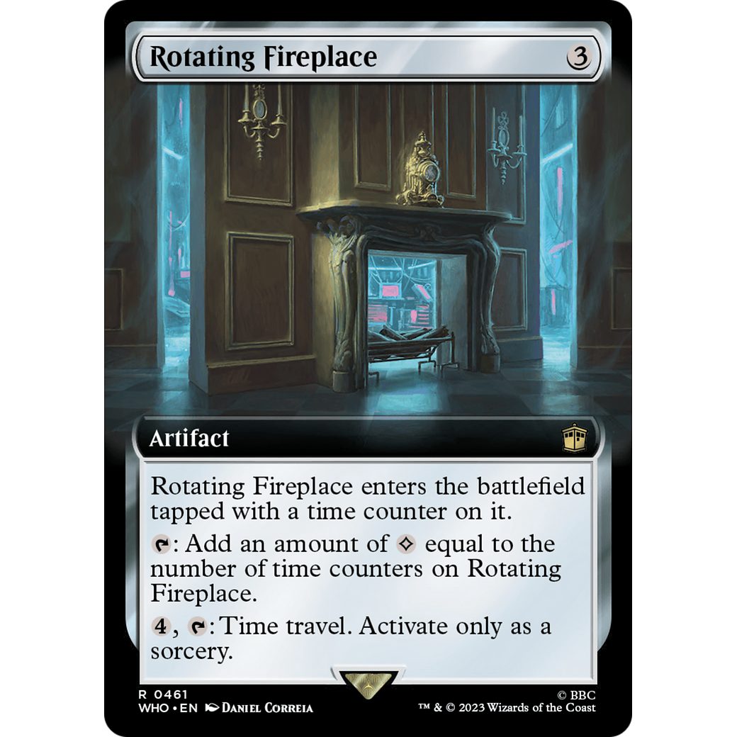 Rotating Fireplace (Extended Art) (WHO-461) - Doctor Who: (Extended Art) Foil