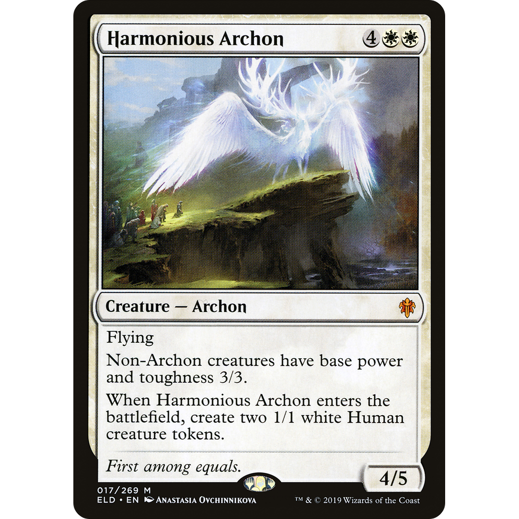 Harmonious Archon (ELD-017) - Throne of Eldraine Foil