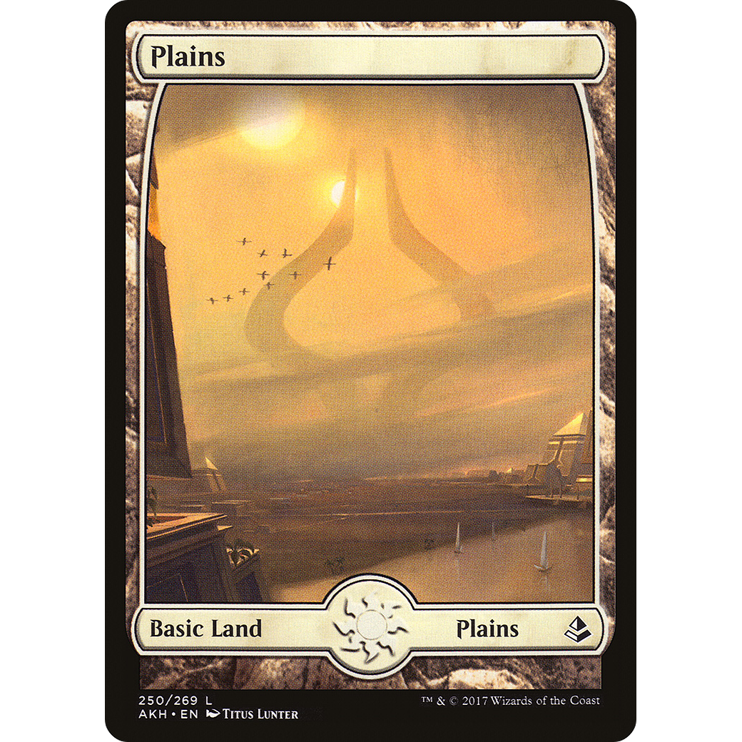 Plains (250) - Full Art (AKH-250) - Amonkhet Foil