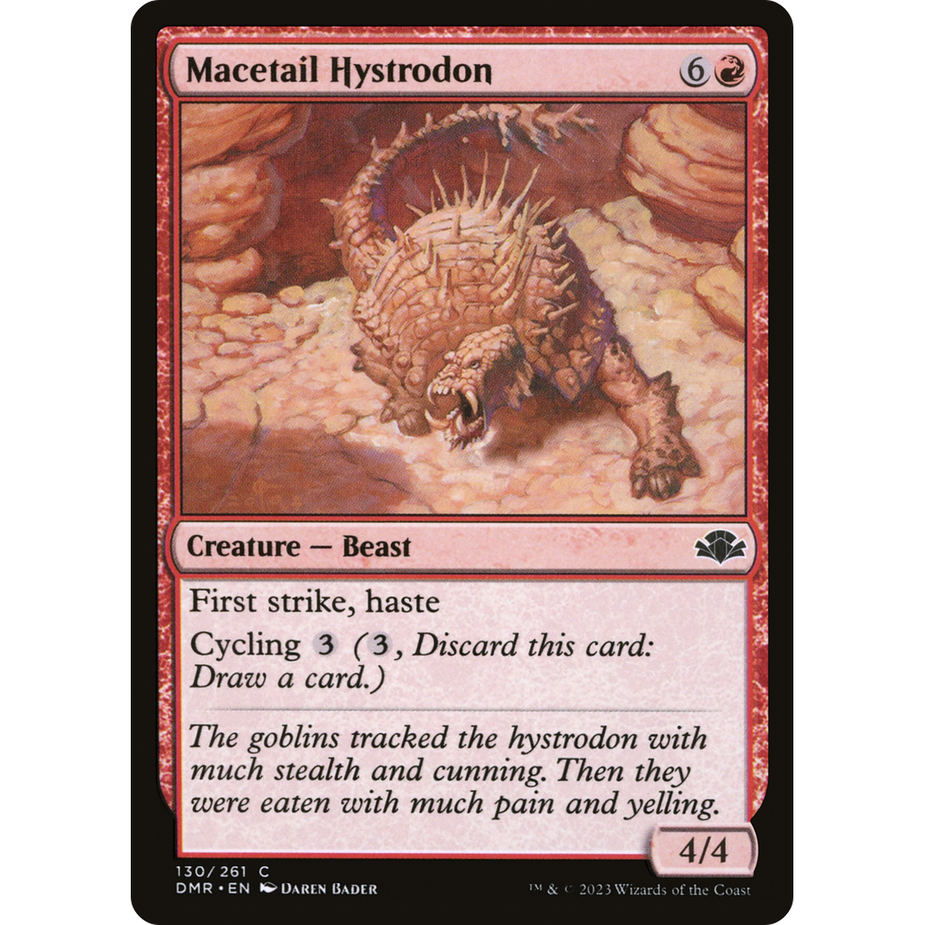 Macetail Hystrodon (DMR-130) - Dominaria Remastered