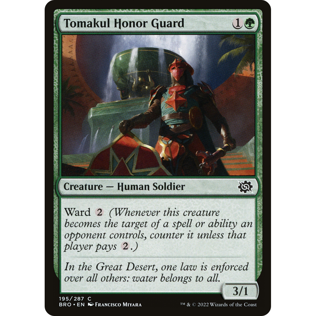 Tomakul Honor Guard (BRO-195) - The Brothers' War Foil