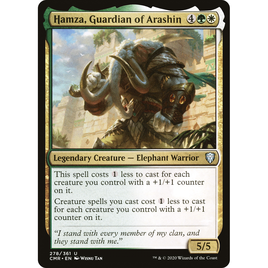Hamza, Guardian of Arashin (CMR-278) - Commander Legends
