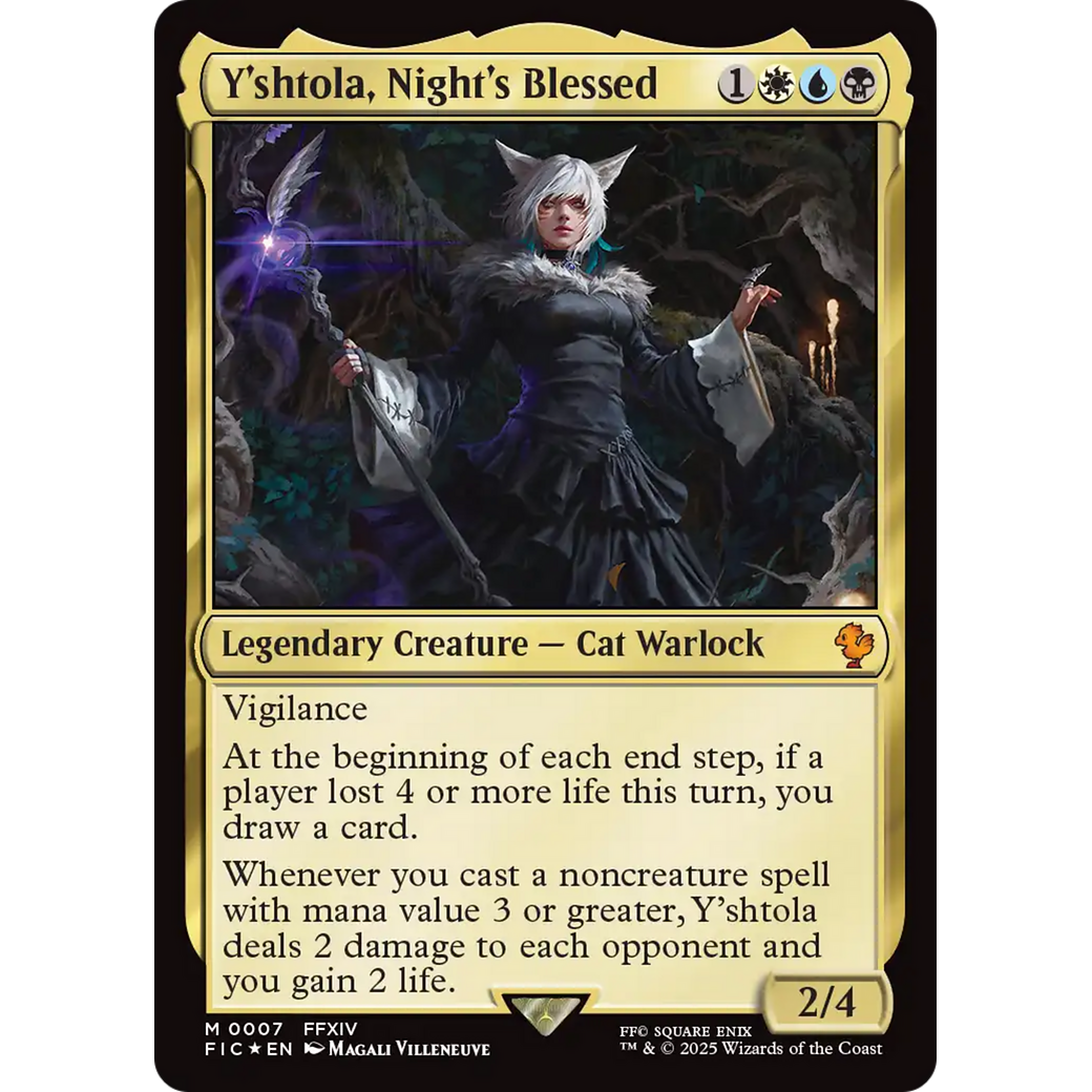 Y'shtola, Night's Blessed (FIC-007) - Commander: FINAL FANTASY