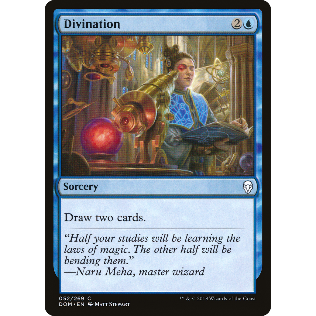 Divination (DOM-052) - Dominaria Foil