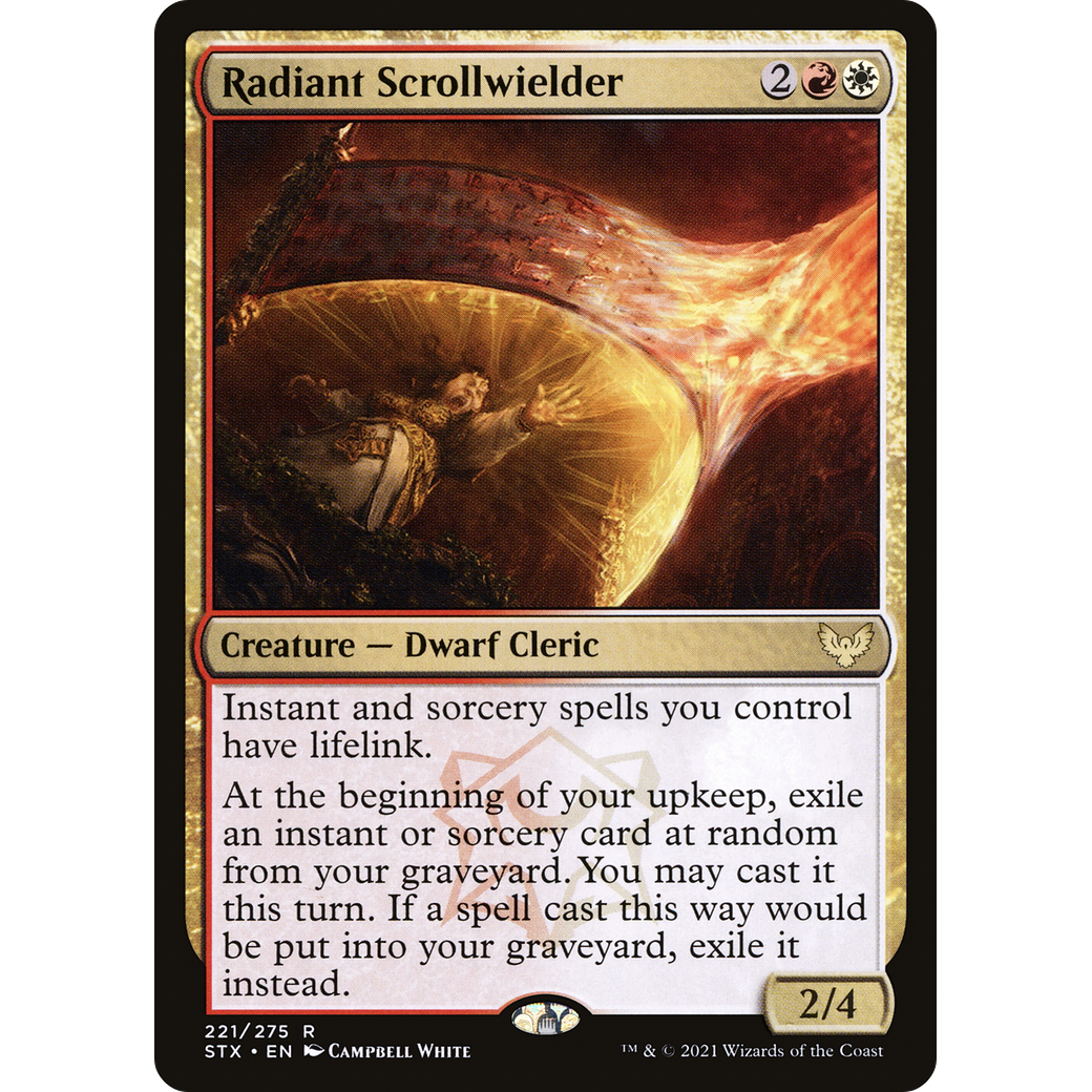 Radiant Scrollwielder (STX-221) - Strixhaven: School of Mages Foil