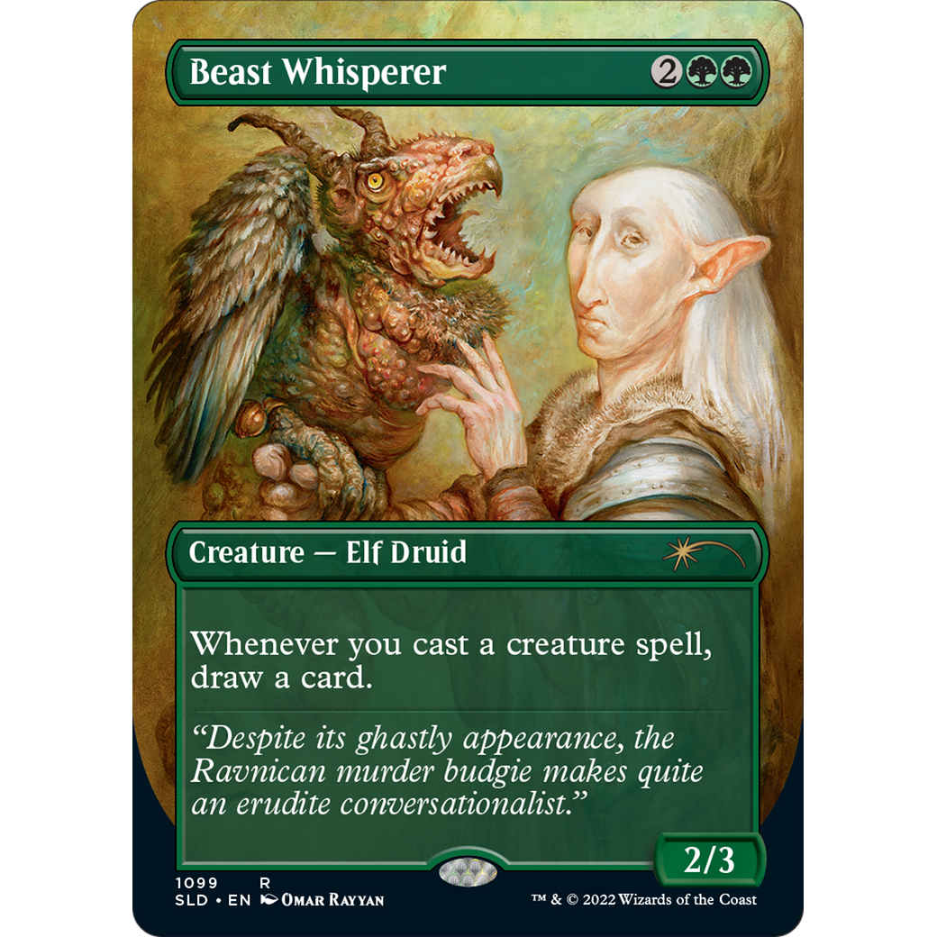 Beast Whisperer (Borderless) (SLD-1099) - Secret Lair Drop (Borderless) Foil