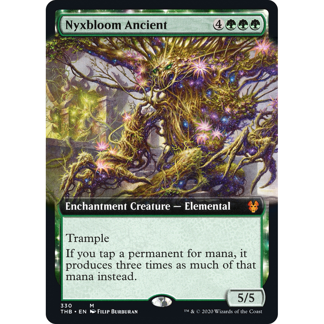 Nyxbloom Ancient (Extended Art) (THB-330) - Theros Beyond Death: (Extended Art, enchantment)