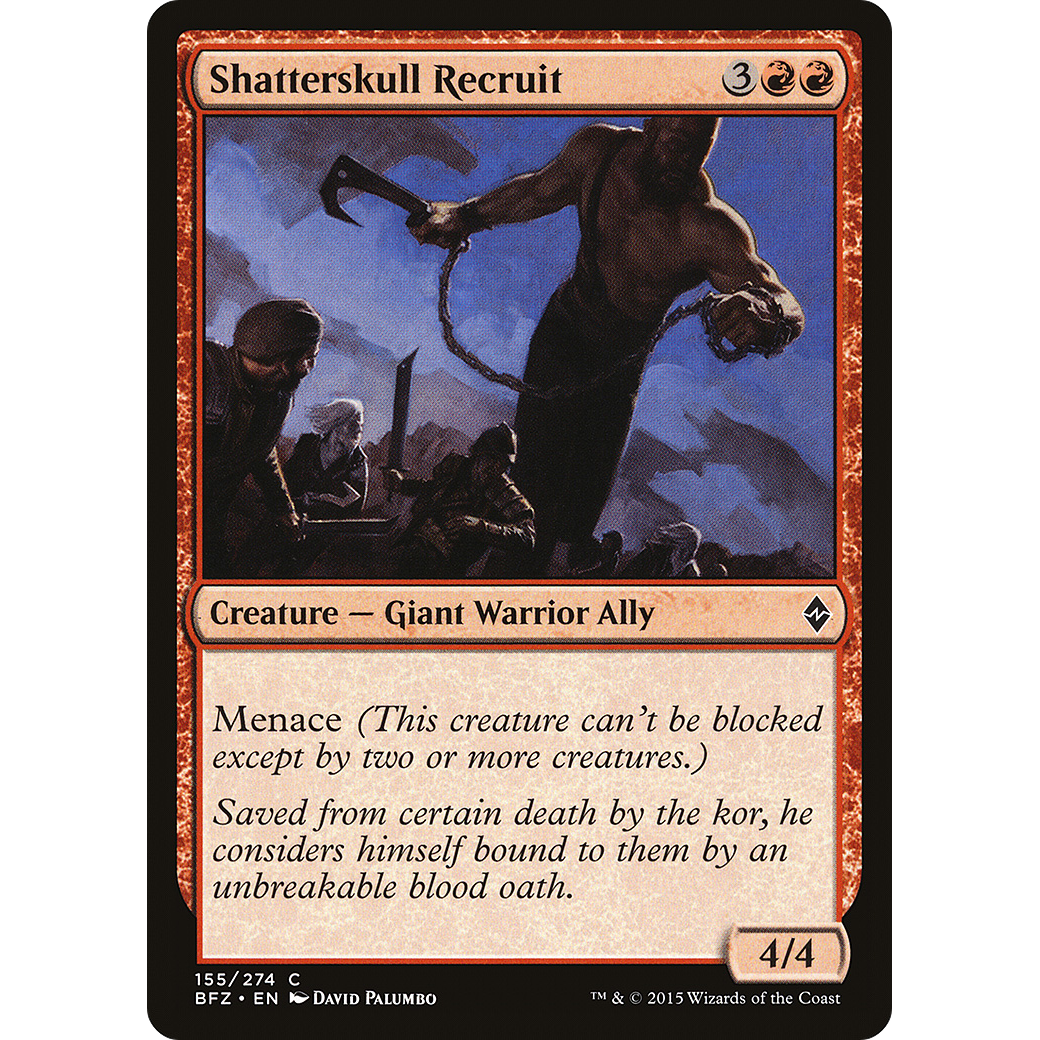 Shatterskull Recruit (BFZ-155) - Battle for Zendikar