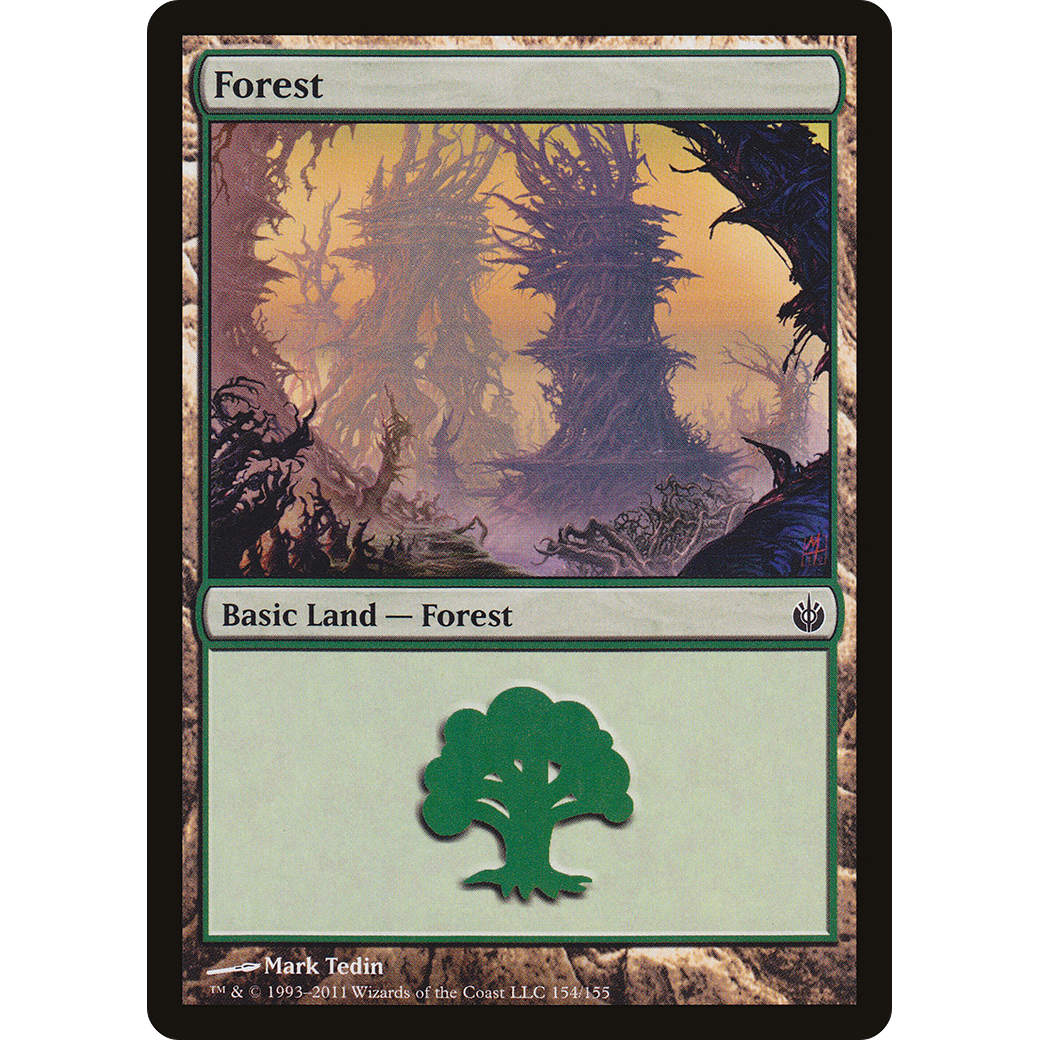 Forest (154) (MBS-154) - Mirrodin Besieged