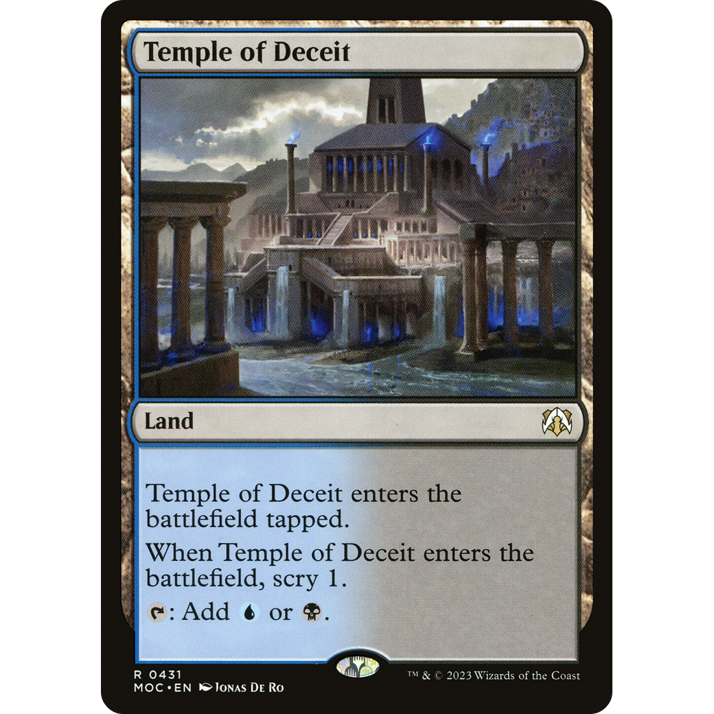 Temple of Deceit (MOC-431) - March of the Machine Commander