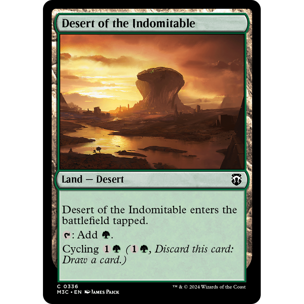 Desert of the Indomitable (M3C-336) - Modern Horizons 3 Commander Foil