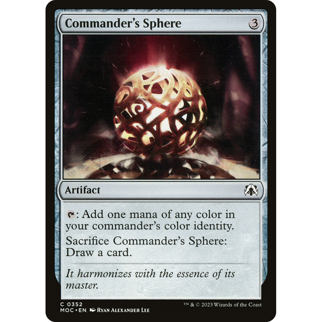 Commander's Sphere (MOC-352) - March of the Machine Commander