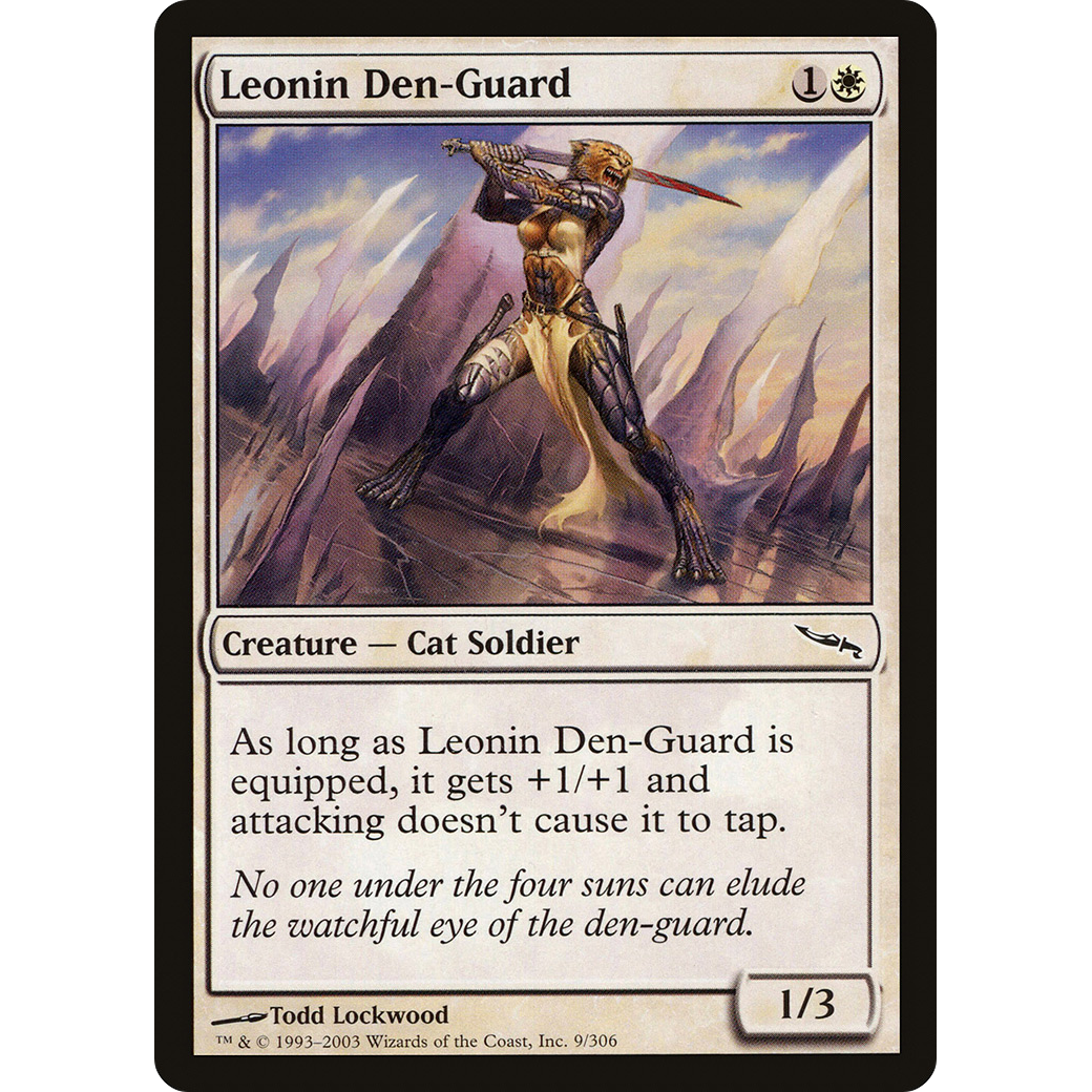 Leonin Den-Guard (MRD-009) - Mirrodin