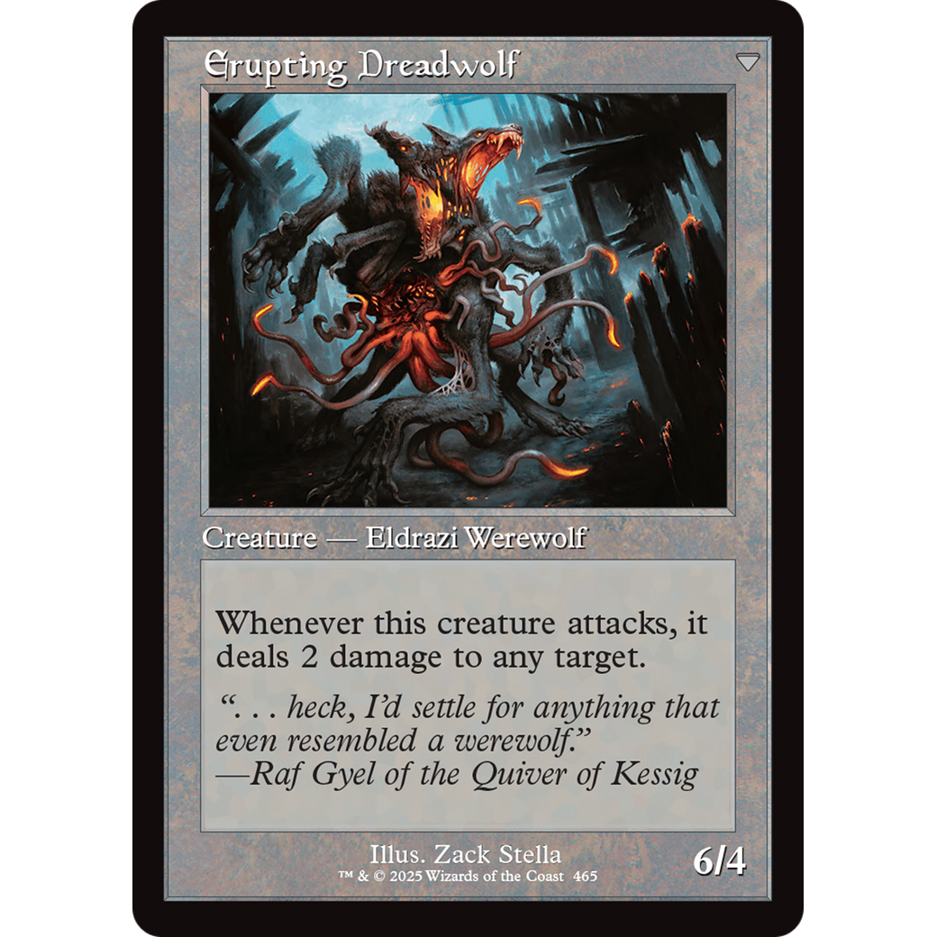 Smoldering Werewolf // Erupting Dreadwolf (INR-465) - Innistrad Remastered