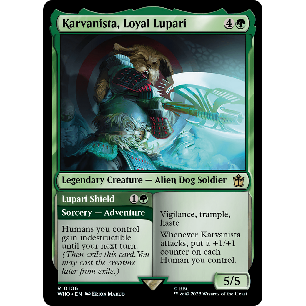 Karvanista, Loyal Lupari (WHO-106) - Doctor Who