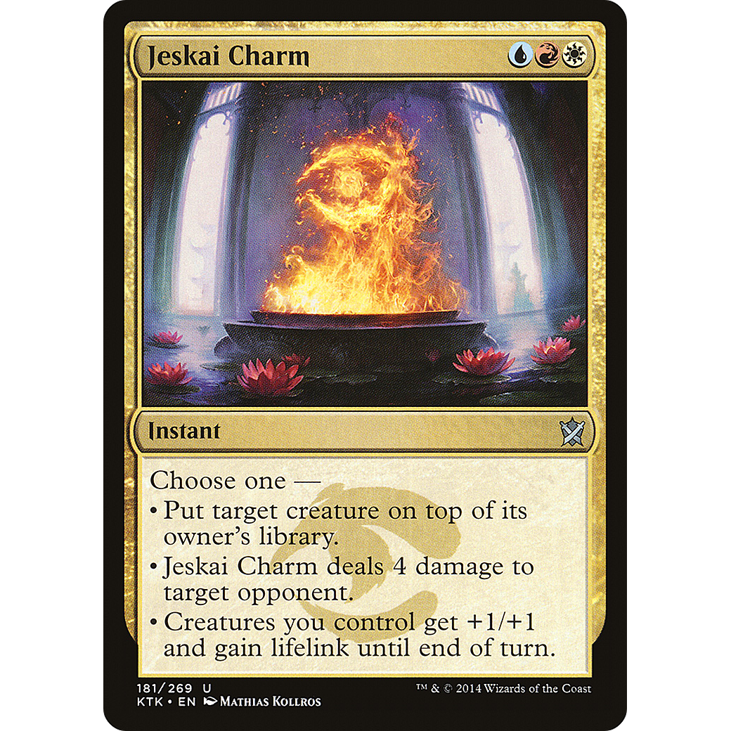 Jeskai Charm (KTK-181) - Khans of Tarkir Foil