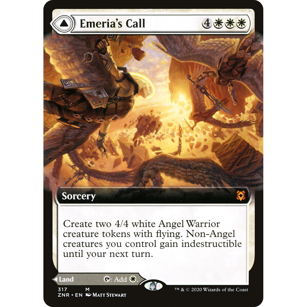 Emeria's Call (Extended Art) (ZNR-317) - Zendikar Rising: (Extended Art) Foil
