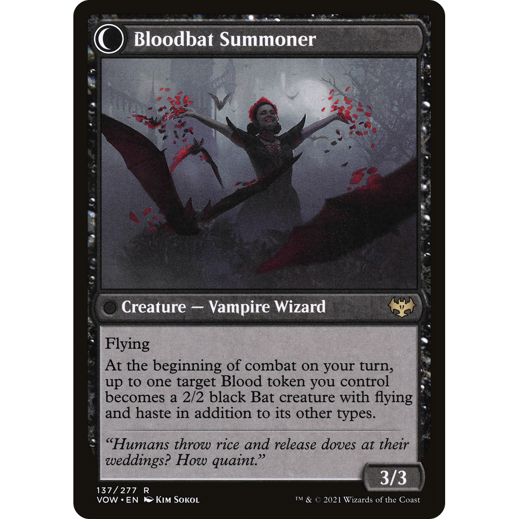 Voldaren Bloodcaster (VOW-137) - Innistrad: Crimson Vow: (Double Faced Transform)