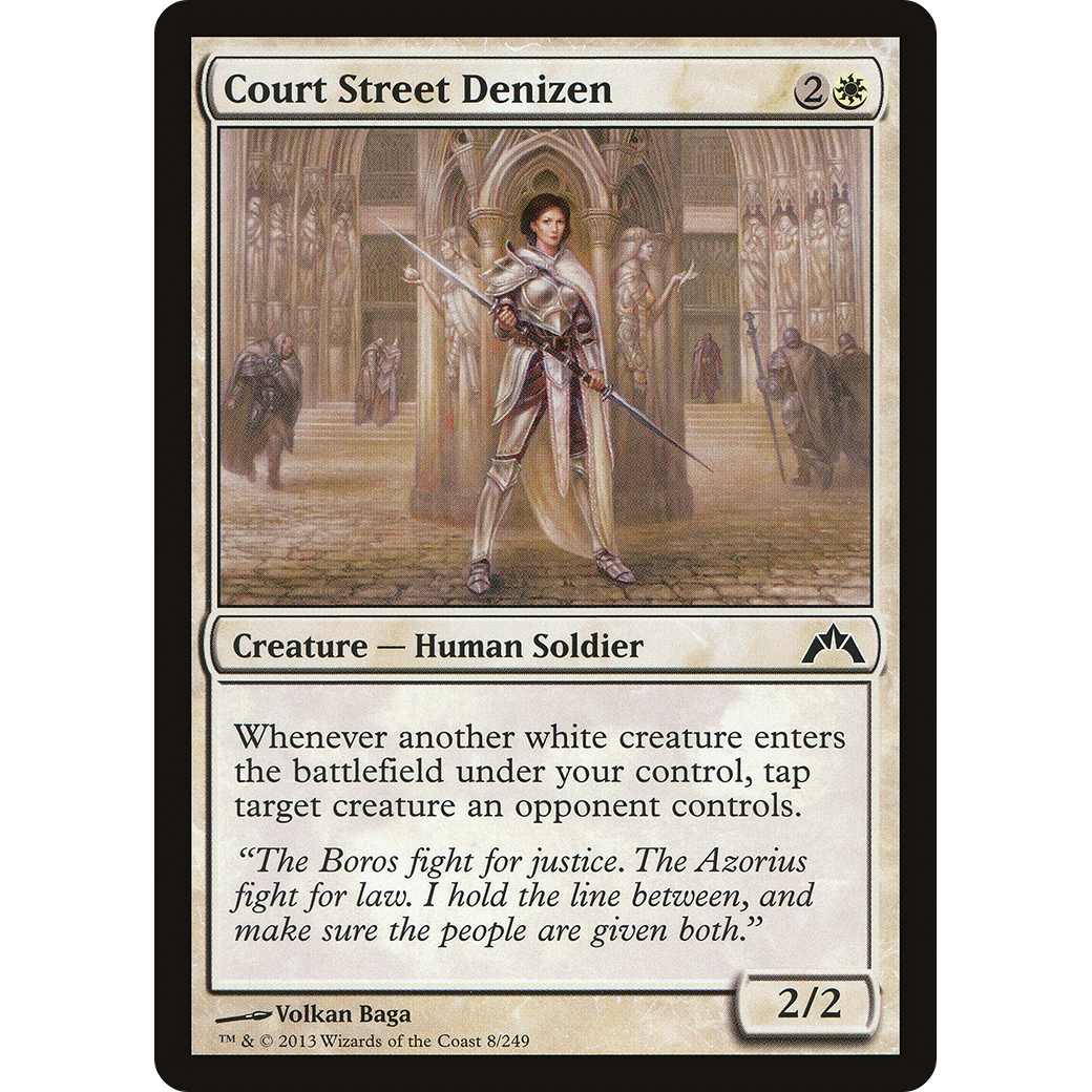Court Street Denizen (GTC-008) - Gatecrash Foil