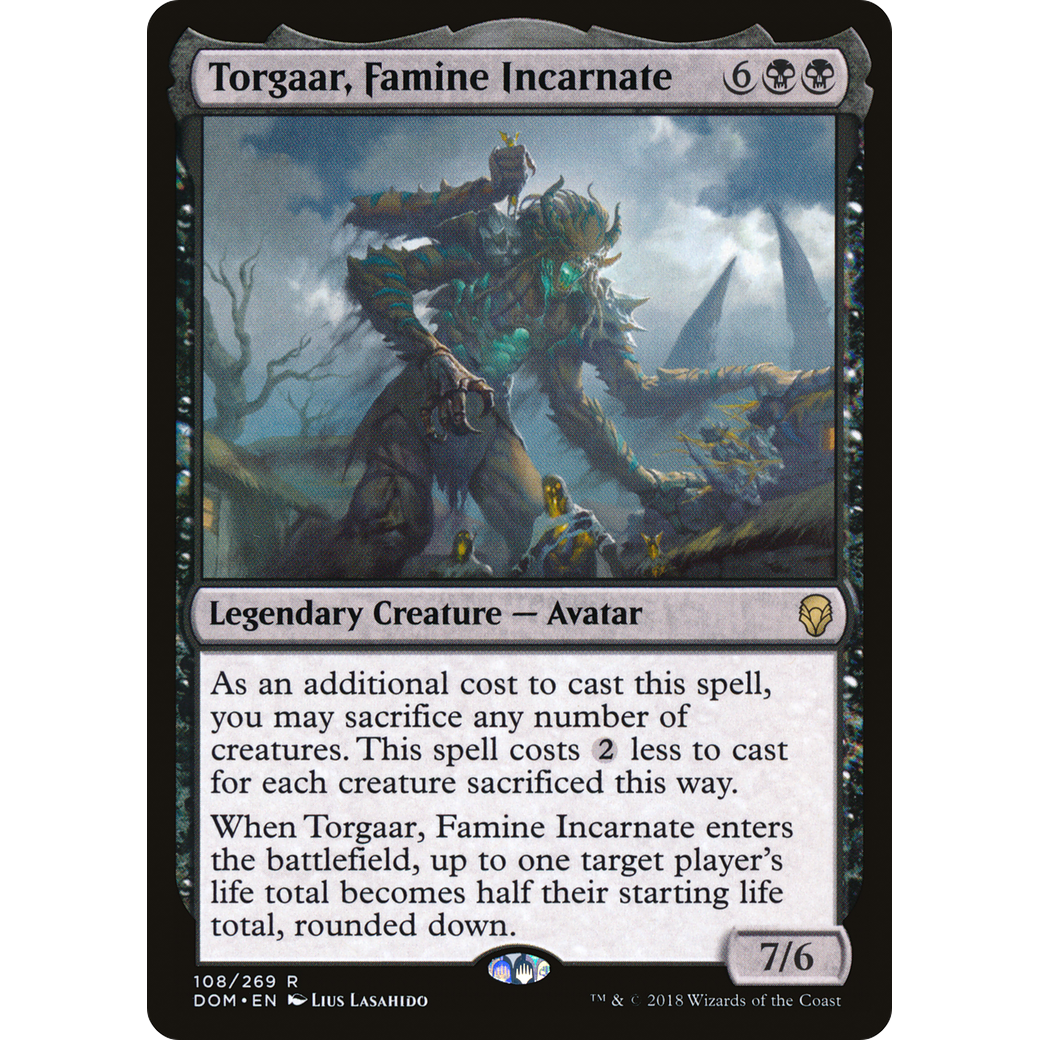 Torgaar, Famine Incarnate (DOM-108) - Dominaria Foil