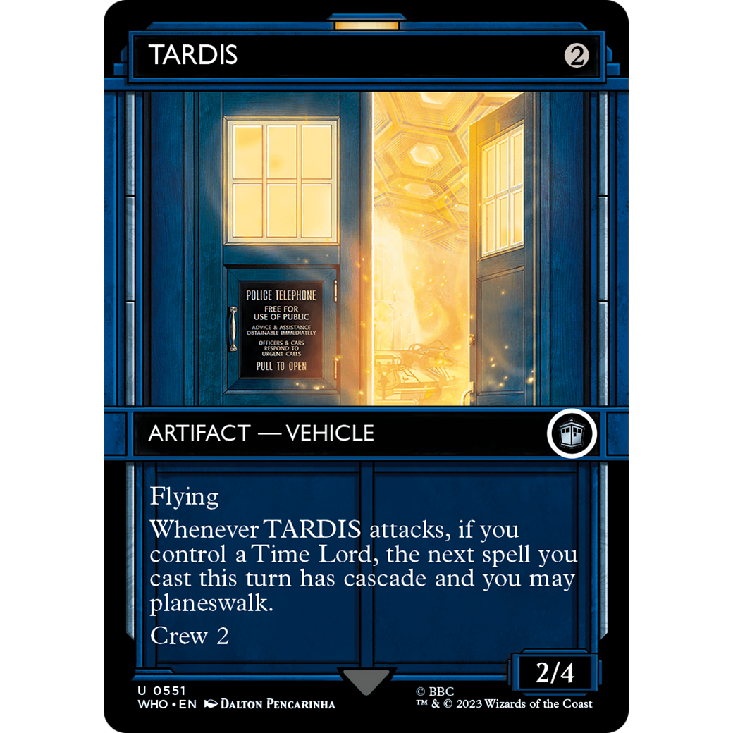 TARDIS (Showcase) (WHO-551) - Doctor Who: (Showcase) (Borderless)