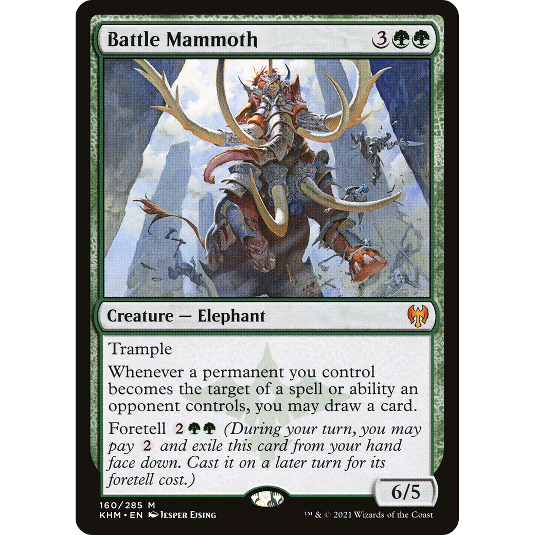 Battle Mammoth (KHM-160) - Kaldheim Foil