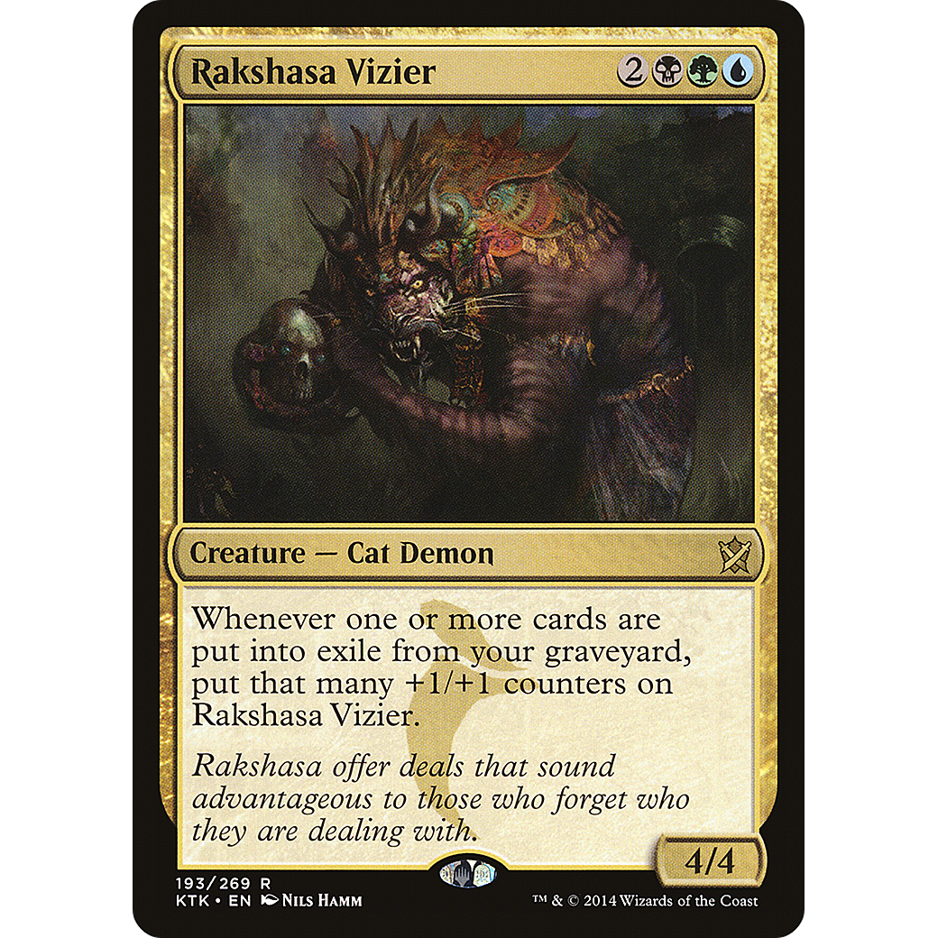 Rakshasa Vizier (KTK-193) - Khans of Tarkir