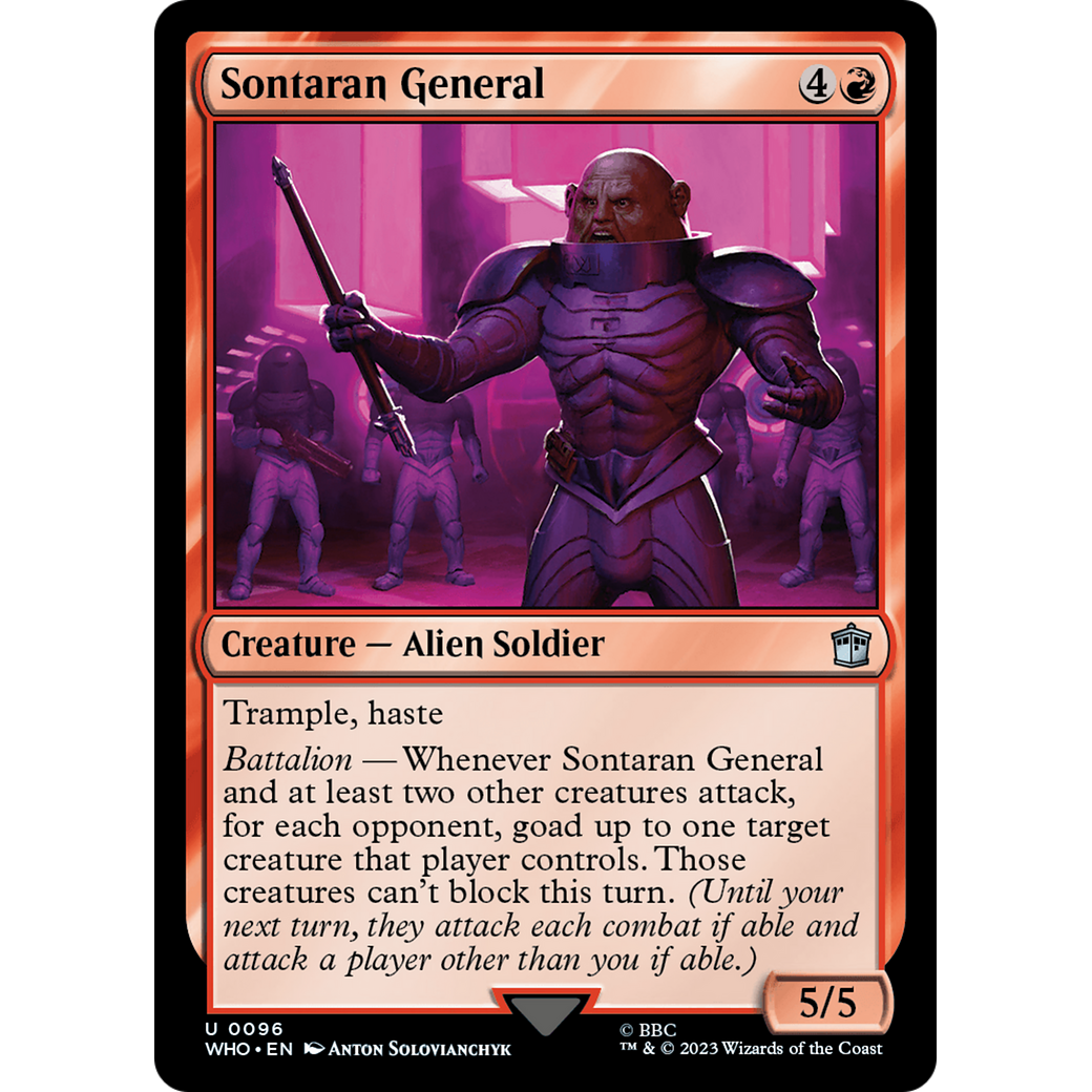 Sontaran General (WHO-096) - Doctor Who