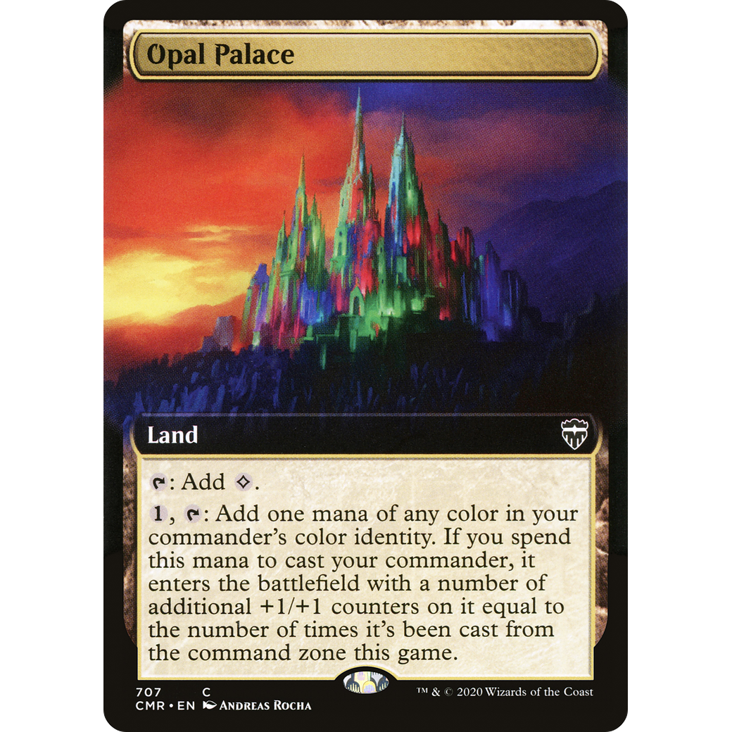 Opal Palace (Extended Art) (CMR-707) - Commander Legends: (Extended Art)