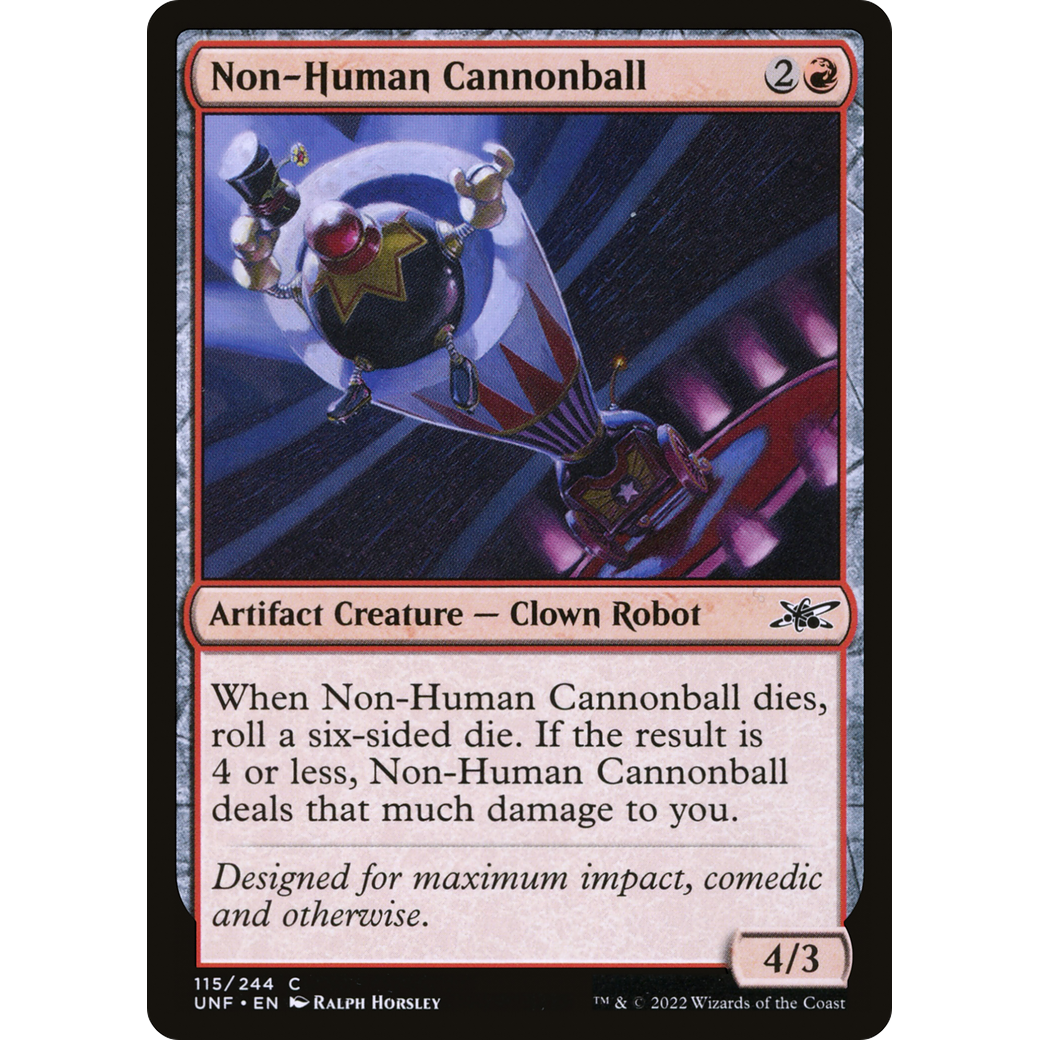 Non-Human Cannonball (UNF-115) - Unfinity