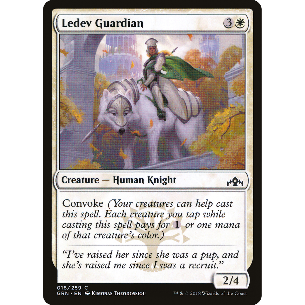 Ledev Guardian (GRN-018) - Guilds of Ravnica Foil