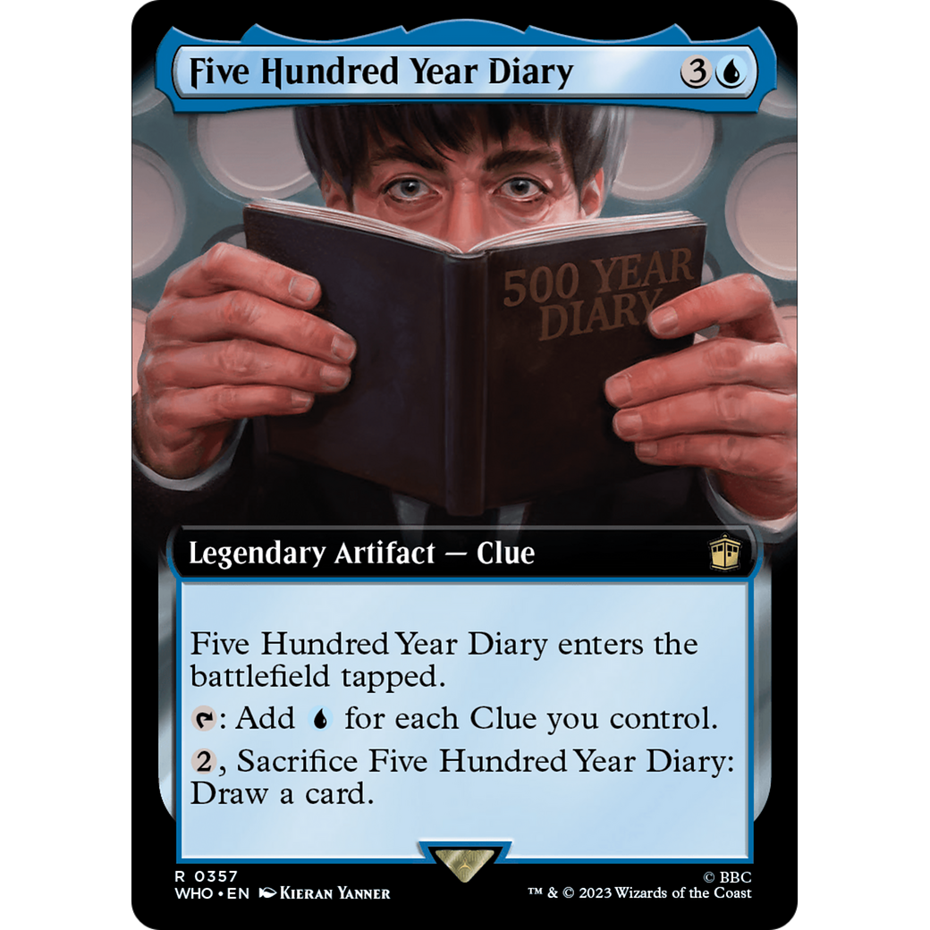 Five Hundred Year Diary (Extended Art) (WHO-357) - Doctor Who: (Extended Art) Foil