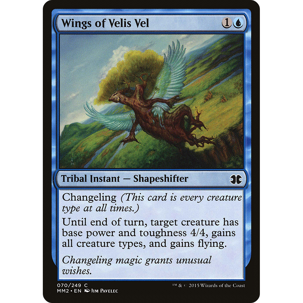 Wings of Velis Vel (MM2-070) - Modern Masters 2015 Foil