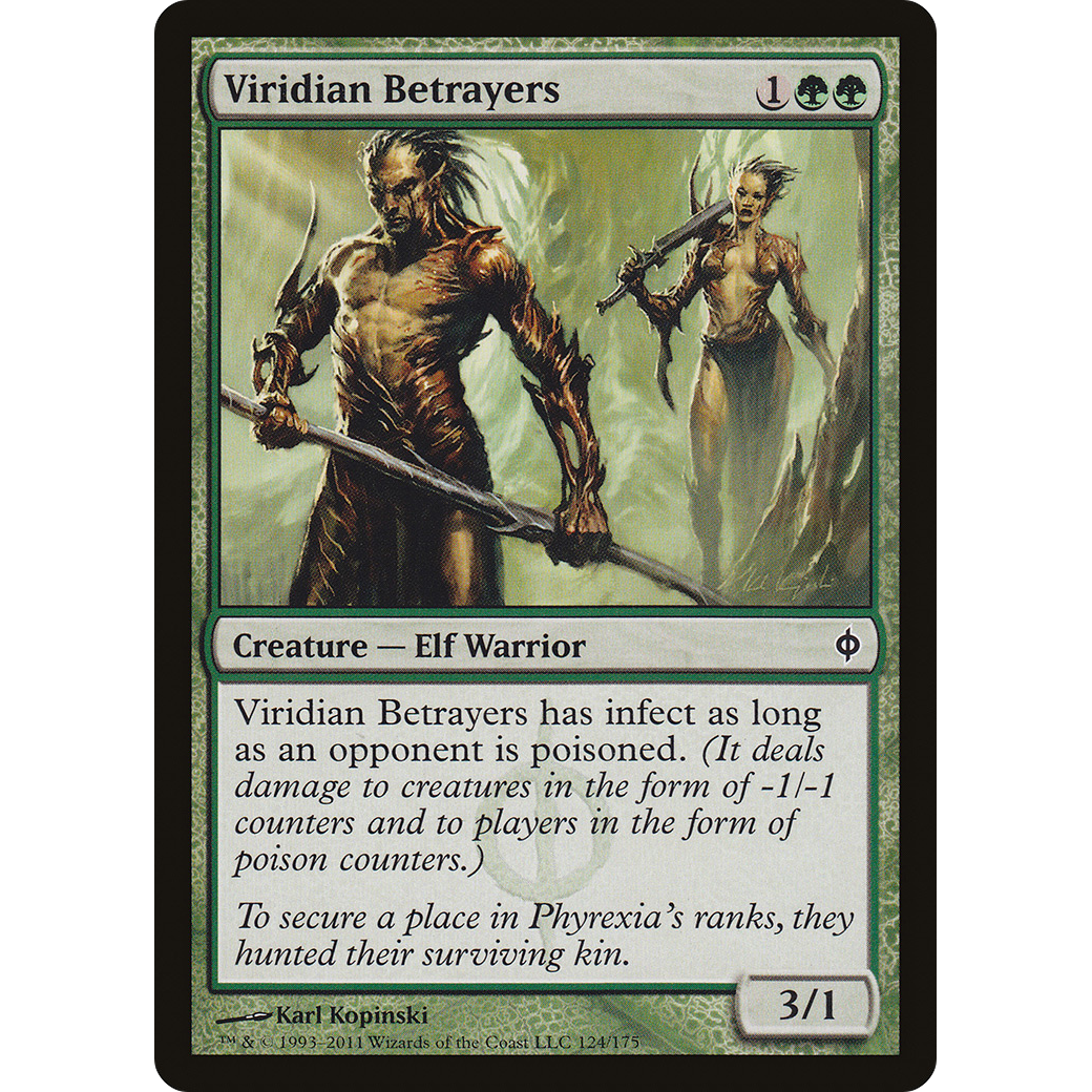 Viridian Betrayers (NPH-124) - New Phyrexia Foil