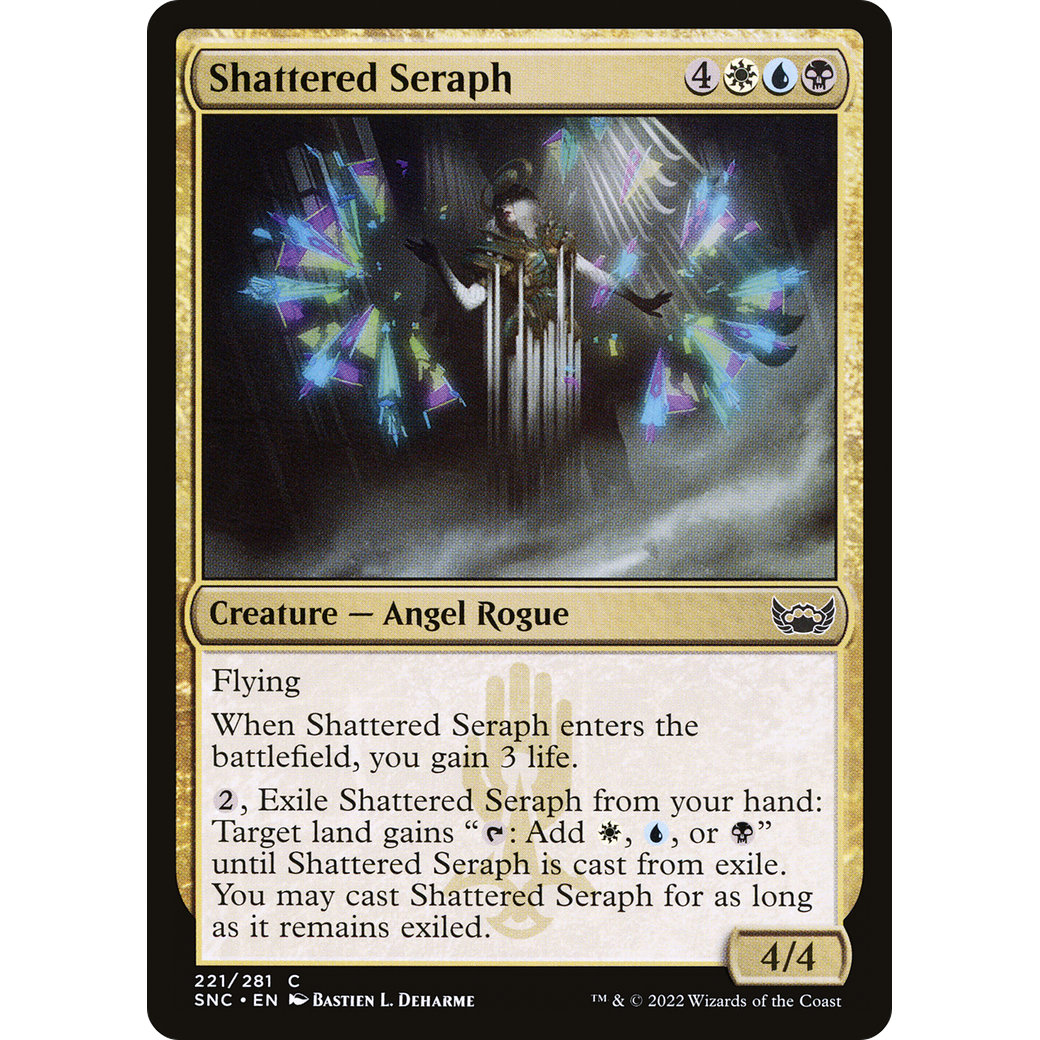 Shattered Seraph (SNC-221) - Streets of New Capenna Foil