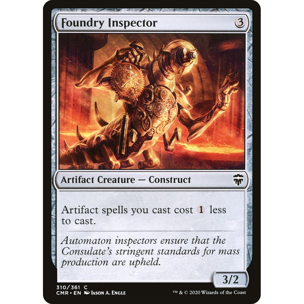 Foundry Inspector (CMR-310) - Commander Legends